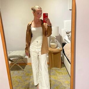 Aritzia Babaton Satin Button Down